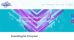 Desktop Screenshot of centralcheer.ca