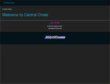 Tablet Screenshot of centralcheer.ca